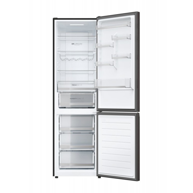 Haier 2D 60 Serie 5 HDW5620CNPD fridge-freezer Freestanding 377 L C Silver