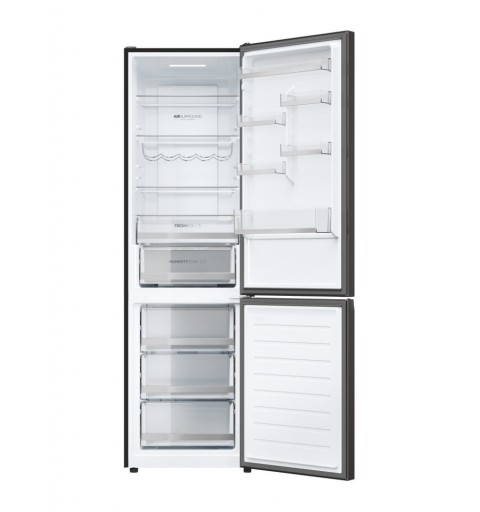 Haier 2D 60 Serie 5 HDW5620CNPD fridge-freezer Freestanding 377 L C Silver