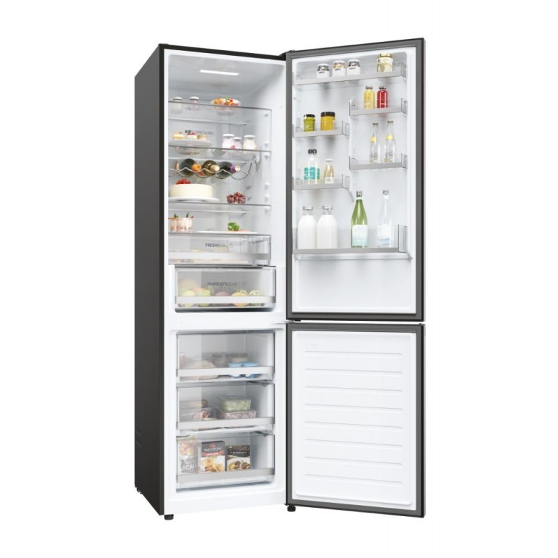 Haier 2D 60 Serie 5 HDW5620CNPD fridge-freezer Freestanding 377 L C Silver