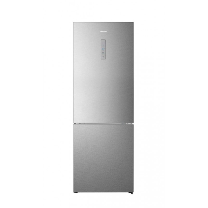 Hisense RB645N4BIE réfrigérateur-congélateur Pose libre 495 L E Acier inoxydable