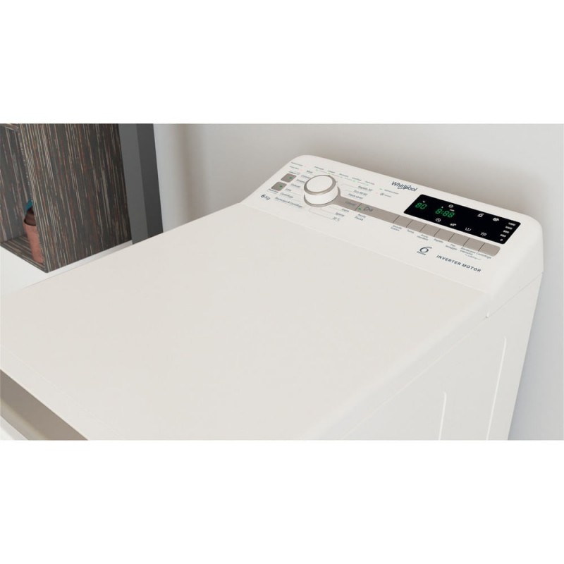 Whirlpool TDLR 6251BS IT machine à laver Charge par dessus 6 kg 1151 tr min B Blanc