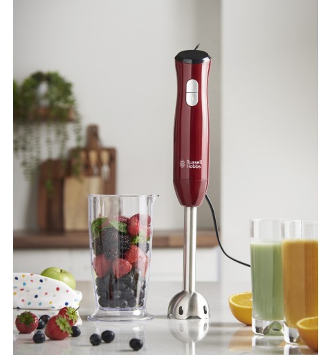 Russell Hobbs Desire 0,7 L Batidora de inmersión 500 W Rojo, Acero inoxidable