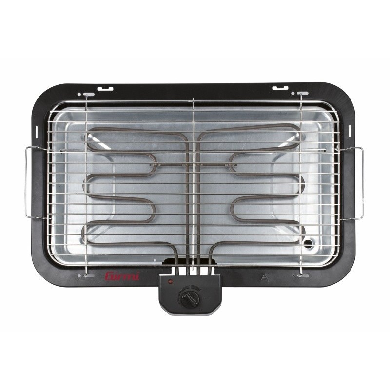 Girmi BQ21 Barbacoa Mesa Eléctrico Negro, Acero inoxidable 2200 W