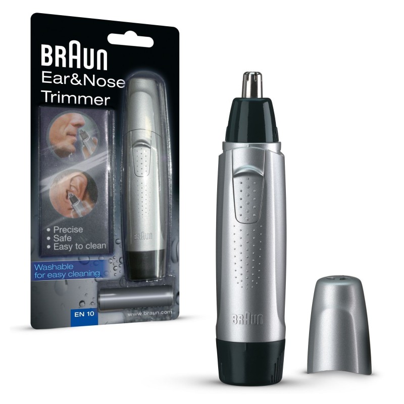 Braun Ear&Nose EN10 depiladora de precisión Negro, Gris