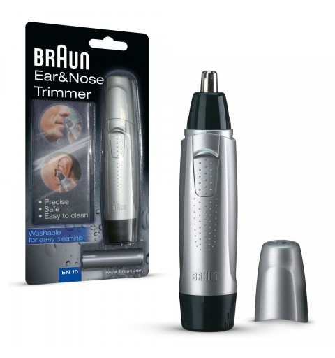 Braun Ear&Nose EN10 depiladora de precisión Negro, Gris