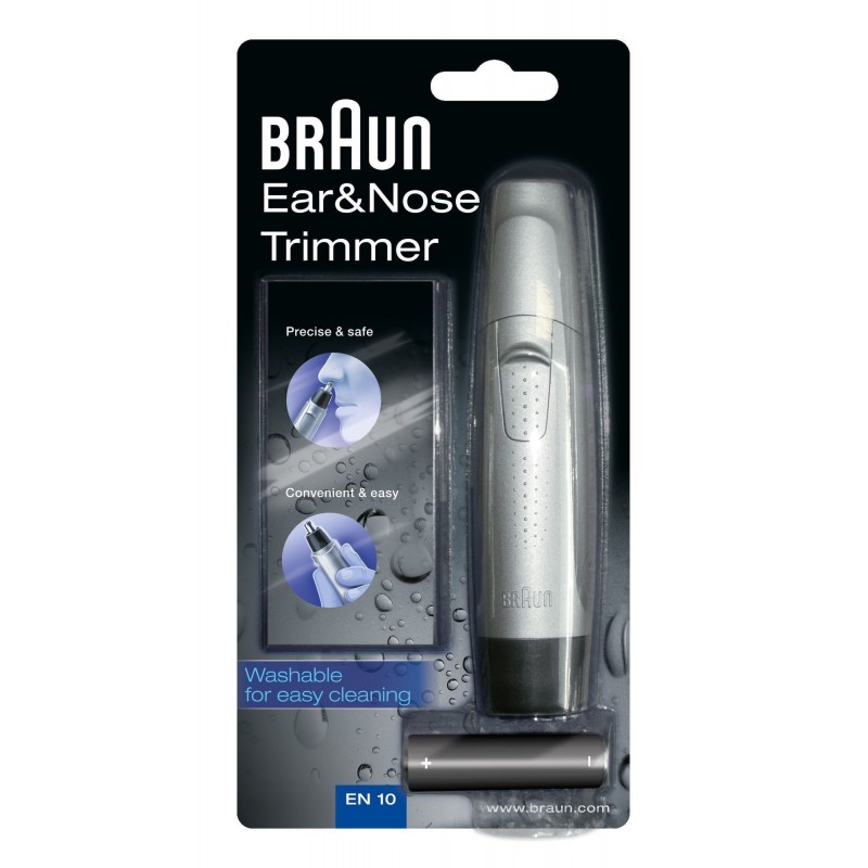 Braun Ear&Nose EN10 depiladora de precisión Negro, Gris