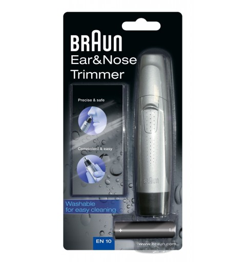 Braun Ear&Nose EN10 depiladora de precisión Negro, Gris