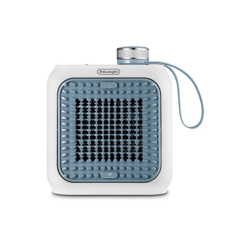 De’Longhi HFX10B03.LB calefactor eléctrico Interior Azul, Gris 360 W Ventilador eléctrico