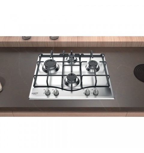 Hotpoint PCN 642 IX HAR Stainless steel Built-in 59 cm Gas 4 zone(s)