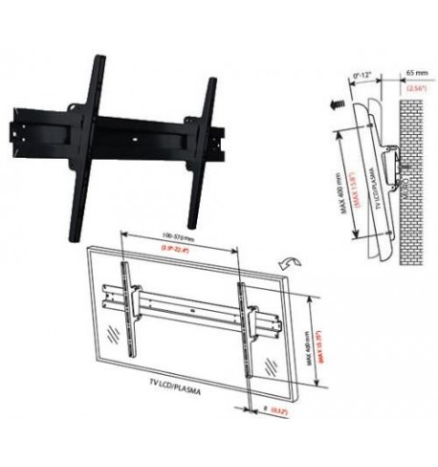 Bravo WALL 4 152.4 cm (60") Black