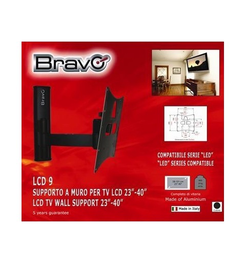 Bravo LCD 9 101,6 cm (40") Negro