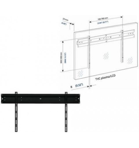 Bravo WALL 2 152,4 cm (60") Schwarz