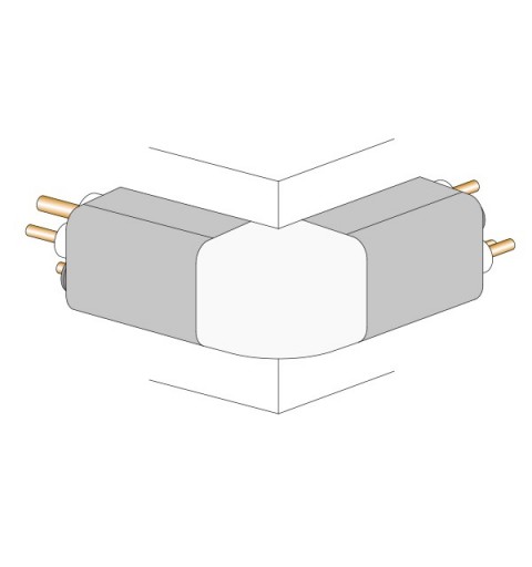 Vecamco 9805-113-08 accessoire de climatiseur Goulotte décorative pour climatiseur