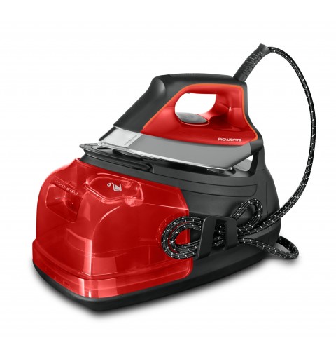 Rowenta DG8644F0 Centrale vapeur 2400 W 1,1 L Semelle Laser HD Microsteam 400 Noir, Rouge