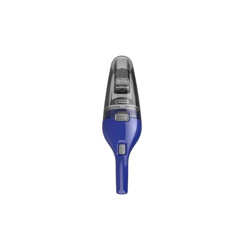 Black & Decker NVC115WA aspirateur de table Bleu, Gris Sans sac