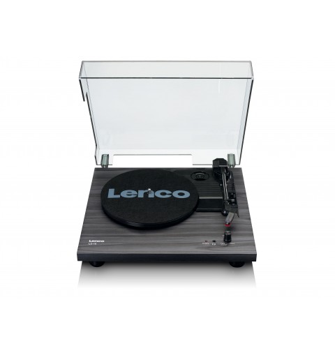 Lenco LS-10 Tocadiscos de tracción por correa Negro Semiautomático