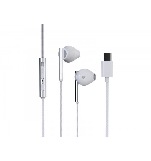 Trevi HMP 700 C Auricolare Cablato In-ear Musica e Chiamate USB tipo-C Bianco