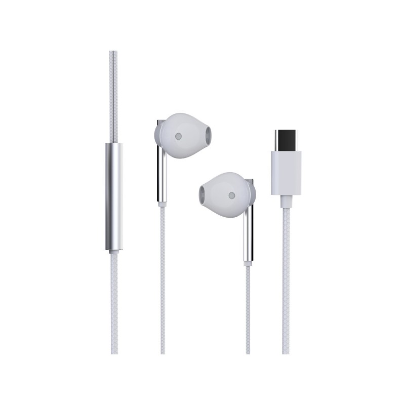 Trevi HMP 700 C Auricolare Cablato In-ear Musica e Chiamate USB tipo-C Bianco