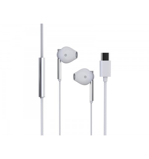 Trevi HMP 700 C Auricolare Cablato In-ear Musica e Chiamate USB tipo-C Bianco