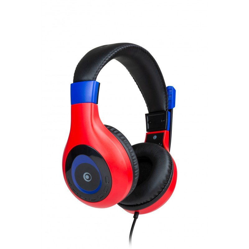 Bigben Interactive Wired Stereo Gaming Headset V1 Auriculares Alámbrico Diadema Juego Negro, Azul, Rojo