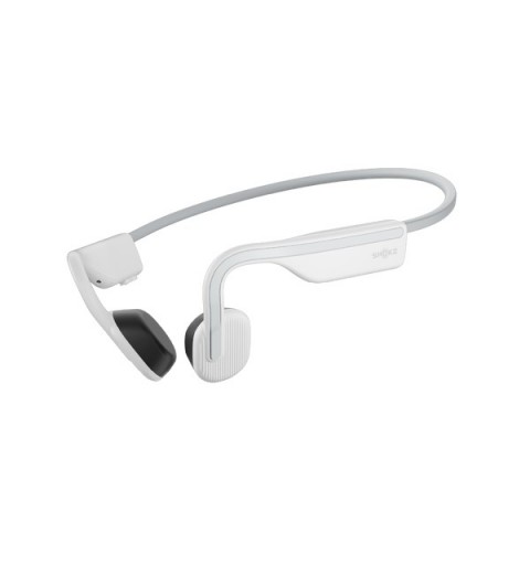 Shokz OpenMove Headphones Wireless Ear-hook Calls Music USB Type-C Bluetooth White