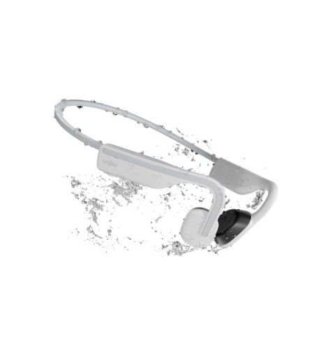 Shokz OpenMove Cuffie Wireless A clip Musica e Chiamate USB tipo-C Bluetooth Bianco