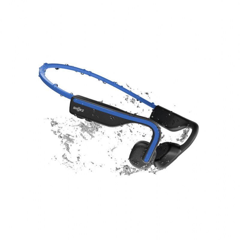 Shokz OpenMove Headphones Wireless Ear-hook Calls Music USB Type-C Bluetooth Blue