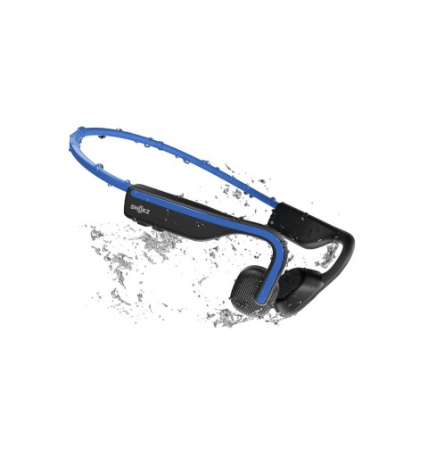 Shokz OpenMove Headphones Wireless Ear-hook Calls Music USB Type-C Bluetooth Blue