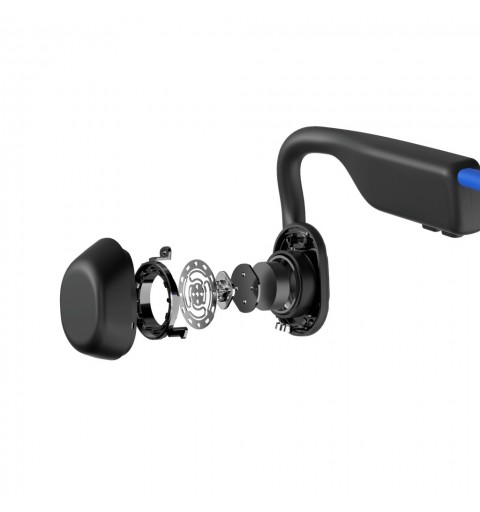 Shokz OpenMove Kopfhörer Kabellos Ohrbügel Anrufe Musik USB Typ-C Bluetooth Blau