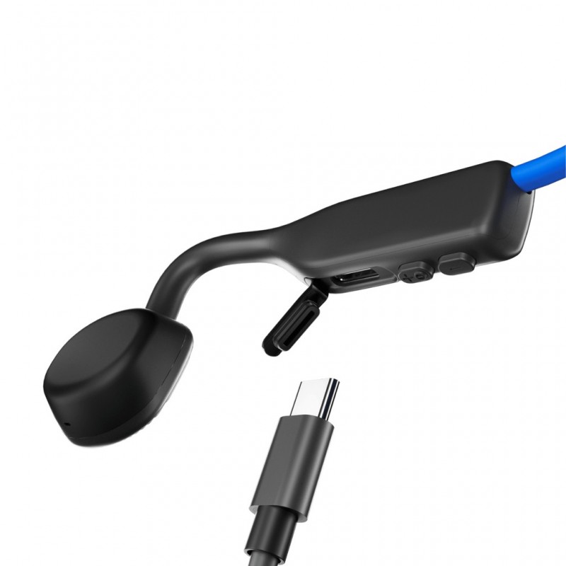 Shokz OpenMove Écouteurs Sans fil Crochets auriculaires Appels Musique USB Type-C Bluetooth Bleu