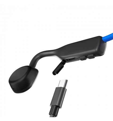 Shokz OpenMove Écouteurs Sans fil Crochets auriculaires Appels Musique USB Type-C Bluetooth Bleu