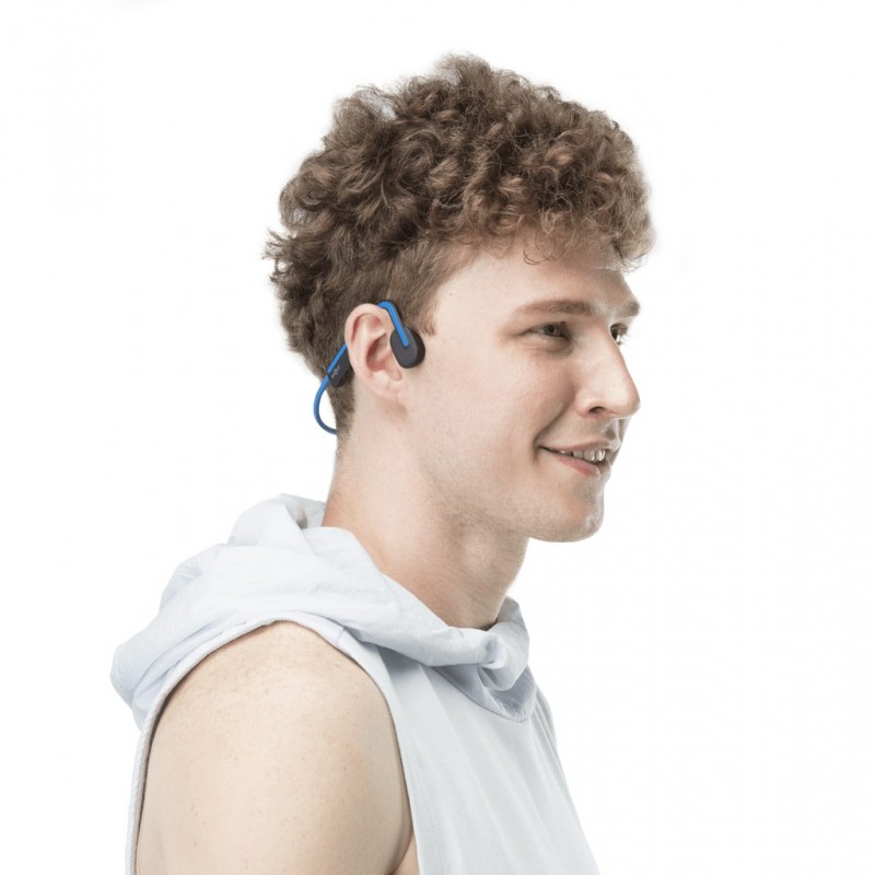 Shokz OpenMove Kopfhörer Kabellos Ohrbügel Anrufe Musik USB Typ-C Bluetooth Blau