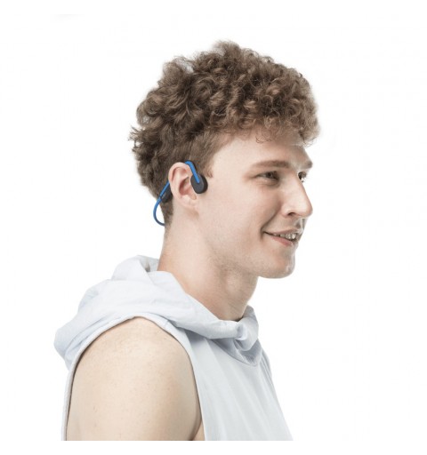 Shokz OpenMove Auriculares Inalámbrico gancho de oreja Llamadas Música USB Tipo C Bluetooth Azul