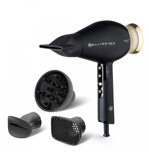 Bellissima Creativity 4 You Haartrockner 1800 W Schwarz, Gold