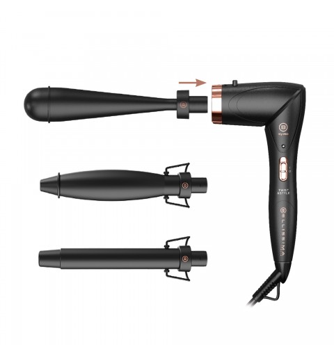 Bellissima 11888 hair styling tool Automatic curling iron Warm Black