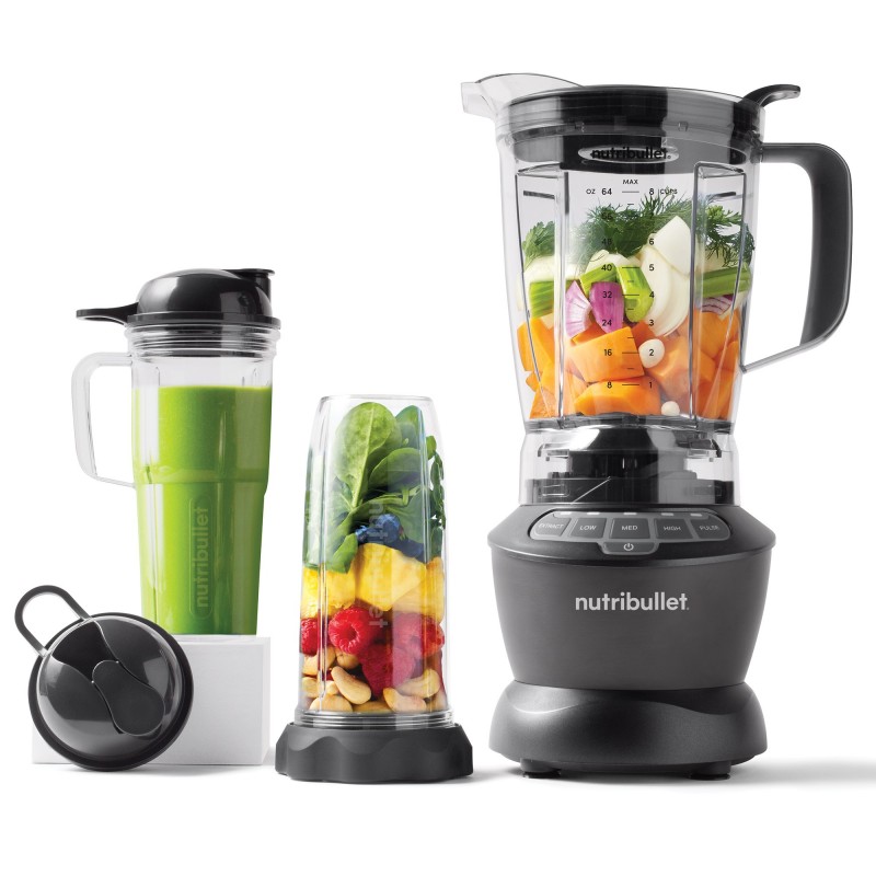 NutriBullet NBF500DG 1,9 L Batidora de vaso 1200 W Plata