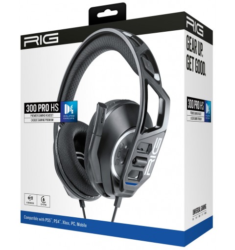 NACON RIG 300 PRO HS Auriculares Alámbrico Diadema Juego Negro