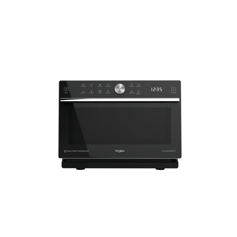 Whirlpool MWSC 933 SB Comptoir Micro-onde combiné 33 L 900 W Noir, Argent