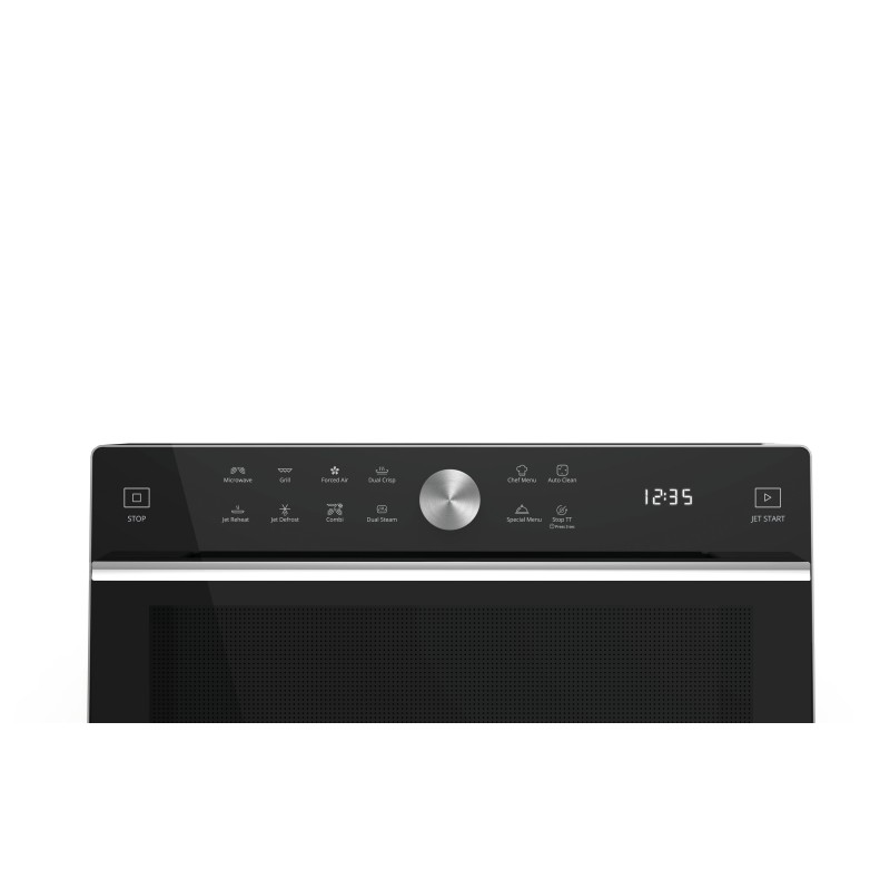 Whirlpool MWSC 933 SB Comptoir Micro-onde combiné 33 L 900 W Noir, Argent