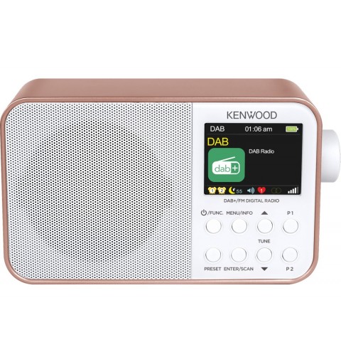 Kenwood CR-M30DAB-R Radio portable Numérique Or rose