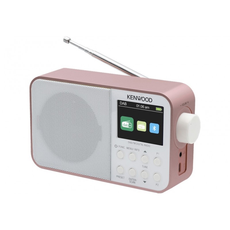 Kenwood CR-M30DAB-R Radio Tragbar Digital Roségold