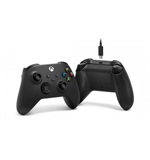 Microsoft Xbox Wireless Controller + USB-C Cable Negro Gamepad Analógico Digital PC, Xbox One, Xbox One S, Xbox One X, Xbox