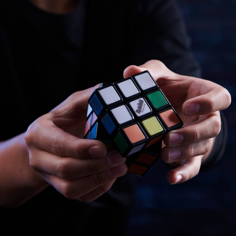 Spin Master Rubik’s Phantom, 3x3 Würfel mit höherem Schwierigkeitsgrad, Puzzlespiel zum Stressabbau, Fingerspielzeug,