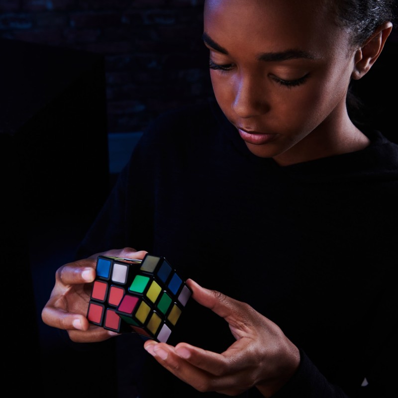 Spin Master Rubik’s Phantom, 3x3 Würfel mit höherem Schwierigkeitsgrad, Puzzlespiel zum Stressabbau, Fingerspielzeug,