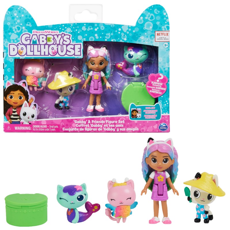 7-8-9-10PC Gabby Dollhouse Plush Toy gabby et la maison magique