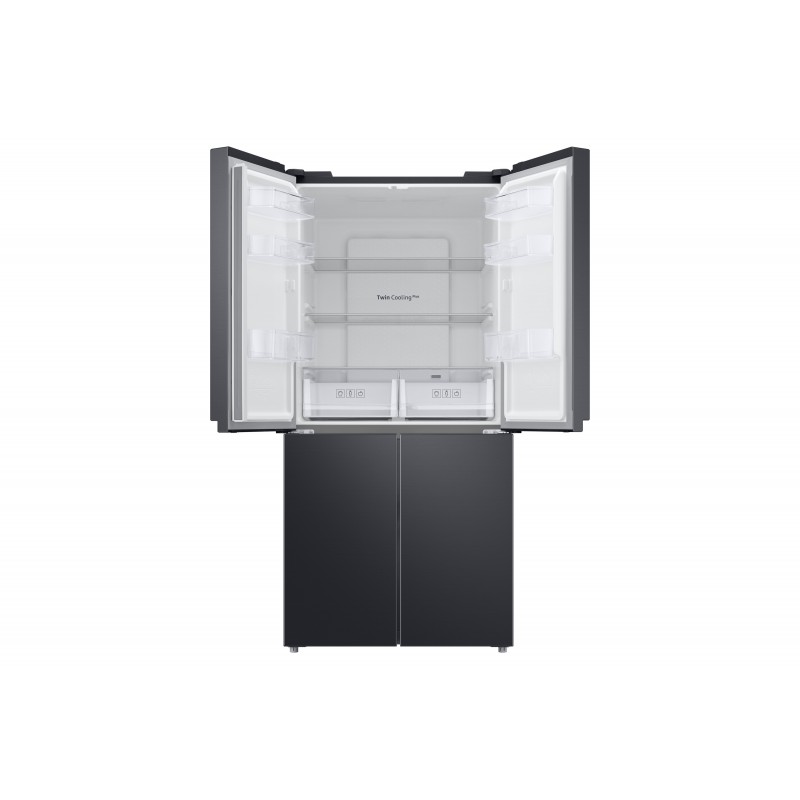 Samsung RF48A400EB4 side-by-side refrigerator Freestanding E Anthracite