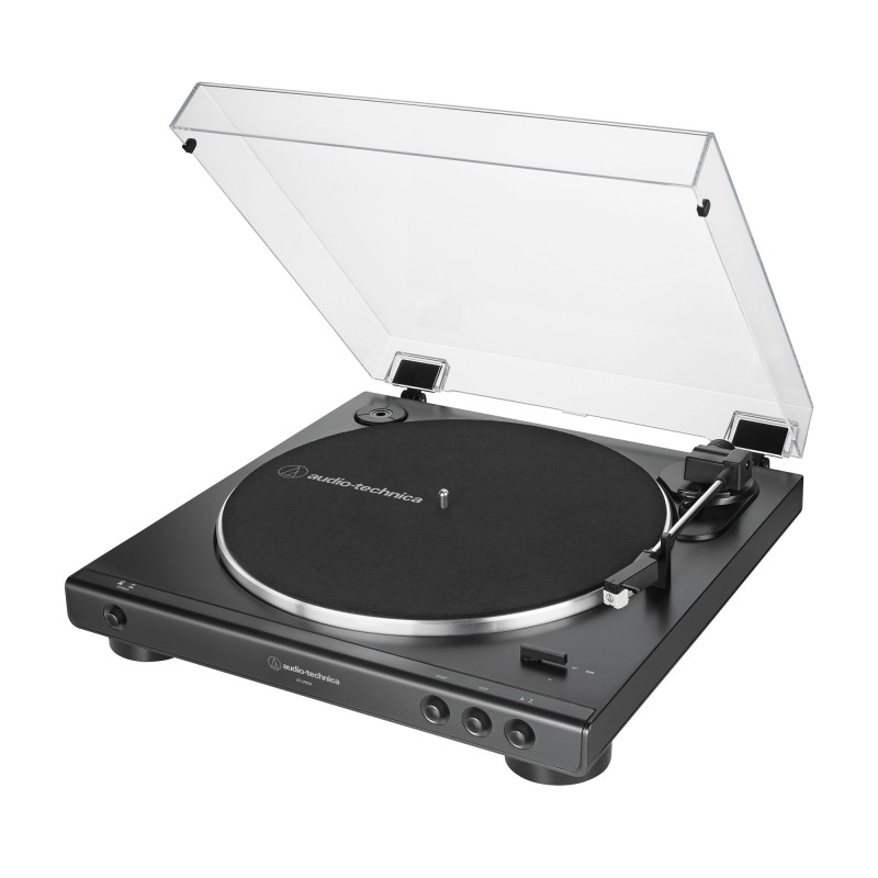 Audio-Technica AT-LP60X Tocadiscos de tracción por correa Negro Totalmente automático