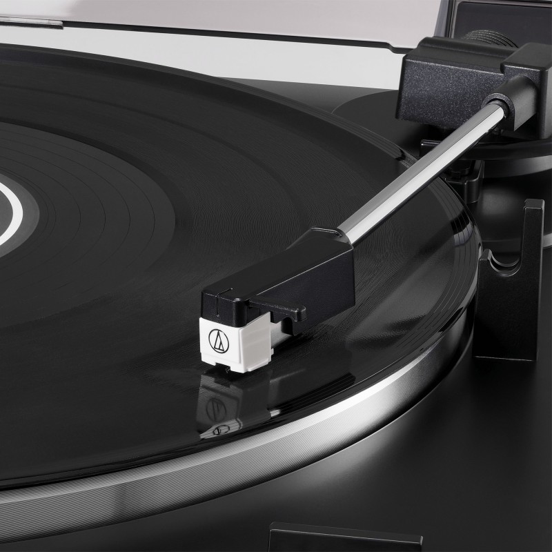 Audio-Technica AT-LP60X Tocadiscos de tracción por correa Negro Totalmente automático