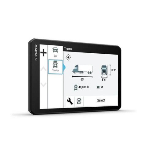 Garmin DEZL LGV710 navigateur Fixé 17,6 cm (6.95") TFT Écran tactile 242 g Noir