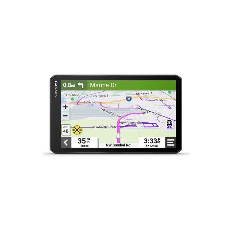 Garmin DEZL LGV710 Navigationssystem Fixed 17,6 cm (6.95") TFT Touchscreen 242 g Schwarz